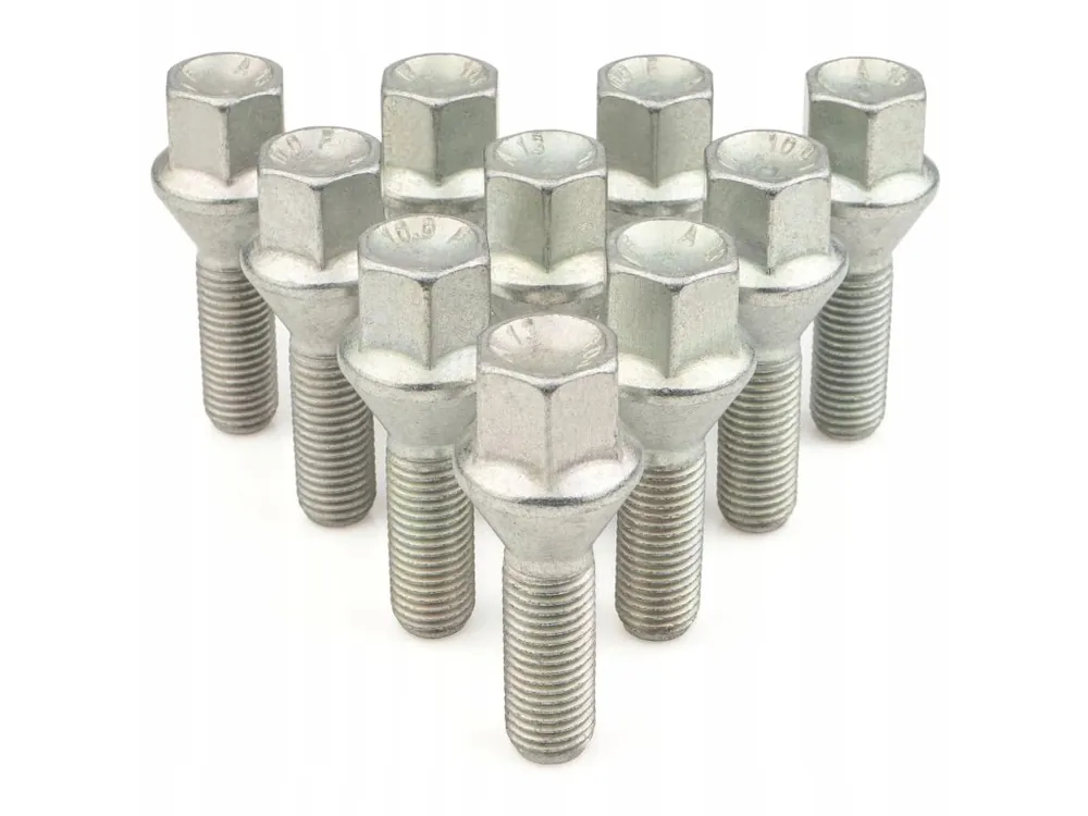 Sezónní Sleva 10x prodloužené šrouby kol M12x1,5x33mm kužel
