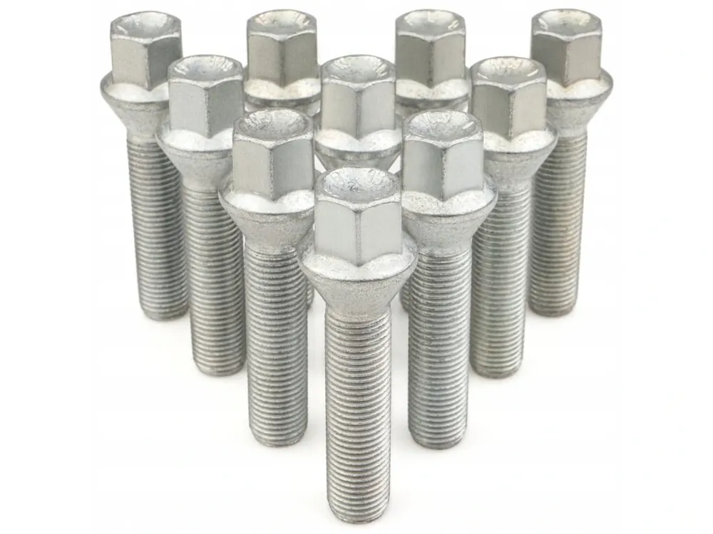 Sezónní Sleva 10x prodloužené šrouby kol M14x1,5x48mm kužel