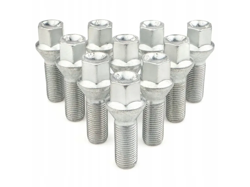 10x prodloužené šrouby kol M14x1,5x33mm kužel Výhodná Nabídka