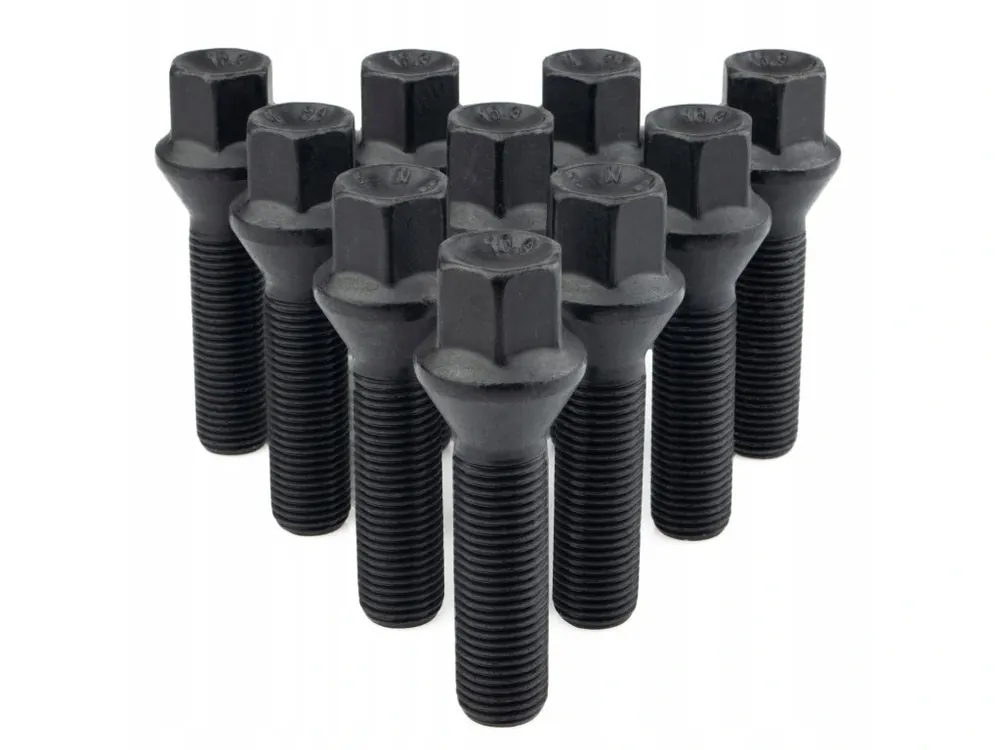 Originální 10x prodloužené šrouby kol M14x1,5x45mm kužel