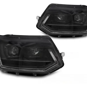 Horká Nabídka Přední světla VW T5 10-15 TRU TUBE DRL černé