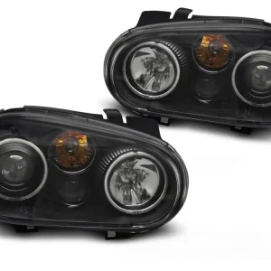 Přední světla VW Golf IV 97-03 Angel Eyes CCFL černé Objednat Nyní
