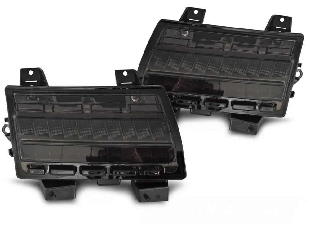 Akční Nabídka Přední směrová světla JEEP WRANGLER JL 18-23 kouřová s DRL