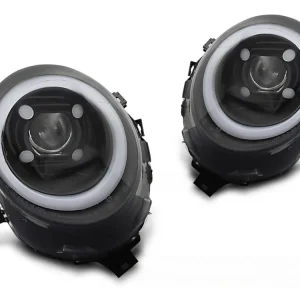 Přední světla MINI COOPER F55 / F56 / F57 14-17 TRU TUBE DRL černé Značkový