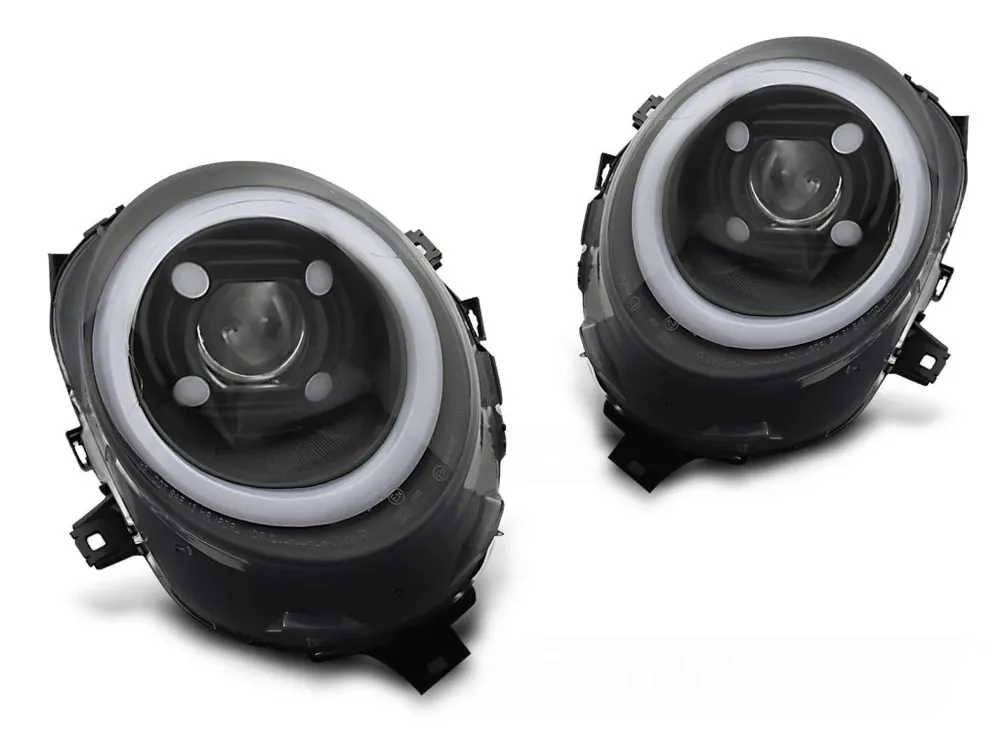 Přední světla MINI COOPER F55 / F56 / F57 14-17 TRU TUBE DRL černé Značkový