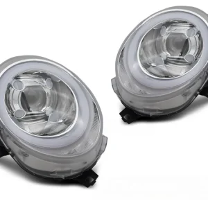 Ihned K Objednání Přední světla MINI COOPER F55 / F56 / F57 14-17 TRU TUBE DRL chrom