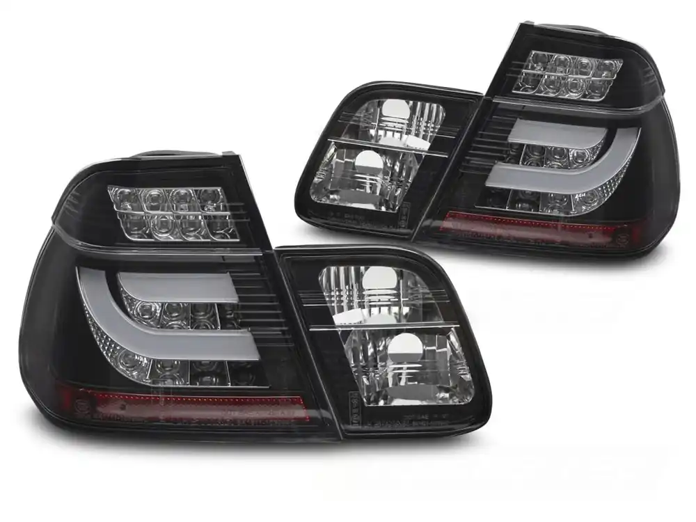 Zadní světla BMW E46 SEDAN 98-01 černá LED BAR Cenová Bomba