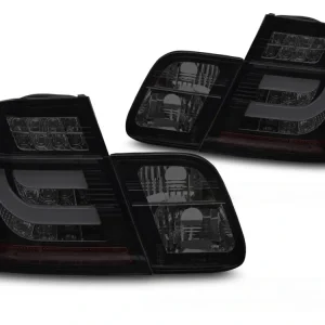 Zadní světla BMW E46 SEDAN 98-01 černá-kouřová LED BAR Zlevněný