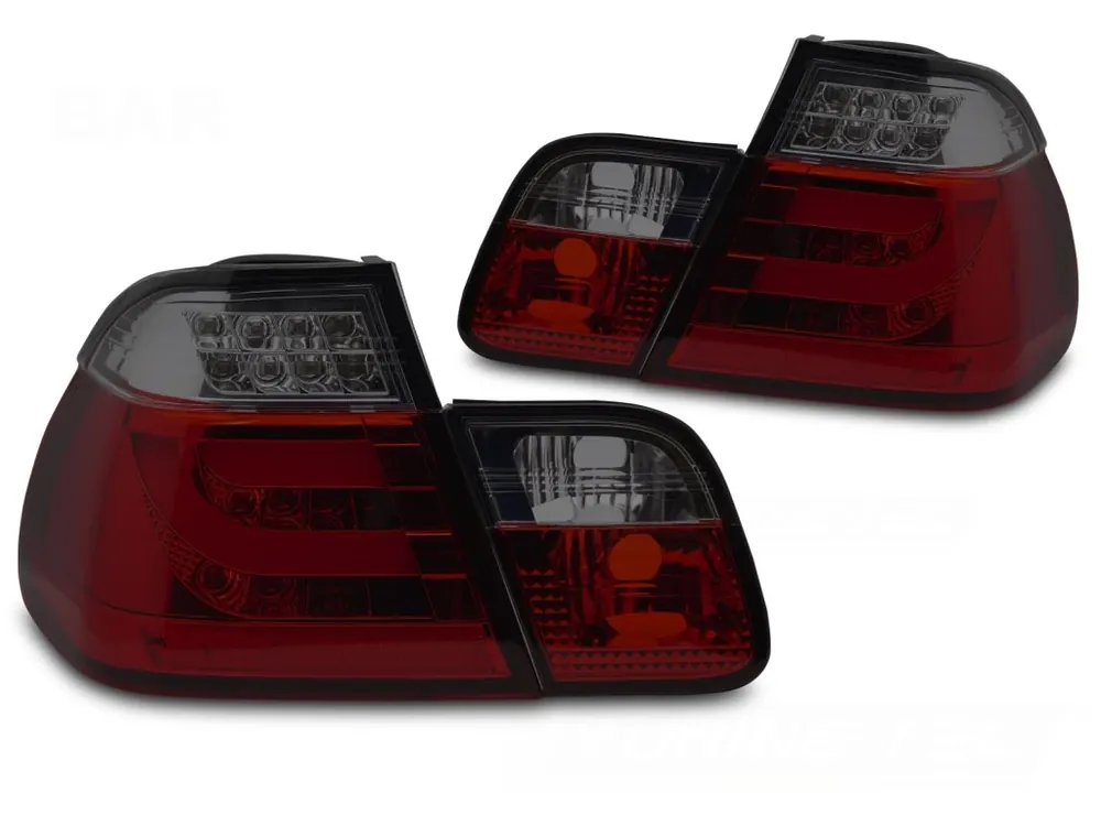 Zadní světla BMW E46 SEDAN 01-05 červená-kouřová LED BAR Časově Omezené