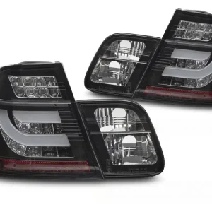 Finální Výprodej Zadní světla BMW E46 SEDAN 01-05 černá LED BAR