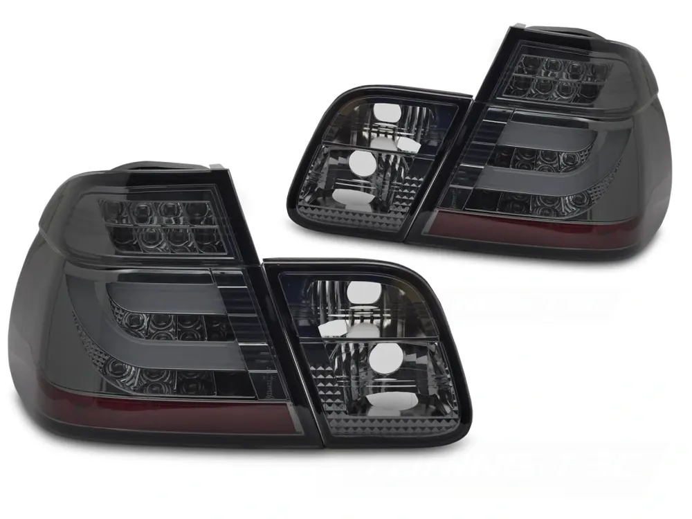 Zadní světla BMW E46 SEDAN 98-01 kouřová LED BAR Akční Cena