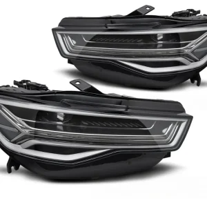 Přední světla AUDI A6 C7 14-18 FULL LED SEQ DRL (za xenony) Horká Nabídka