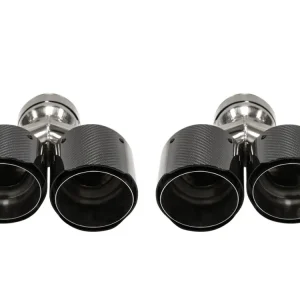 Ověřený Koncovka výfuku 2x101mm, vstup 76mm, sada karbonových lesklých