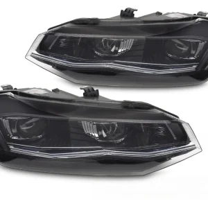 Tovární Cena Přední světla VW POLO 2G 17-21 SILVER SEQ DRL LED