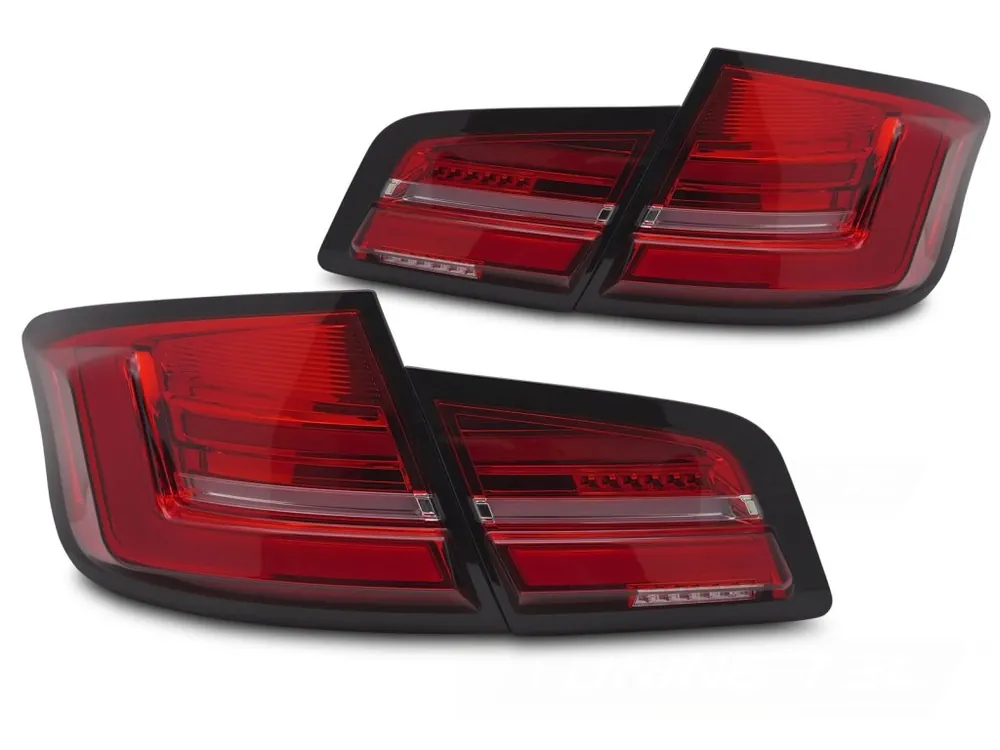 Zadní světla BMW F10 10-13 červená/bílá LED SEQ Novinka