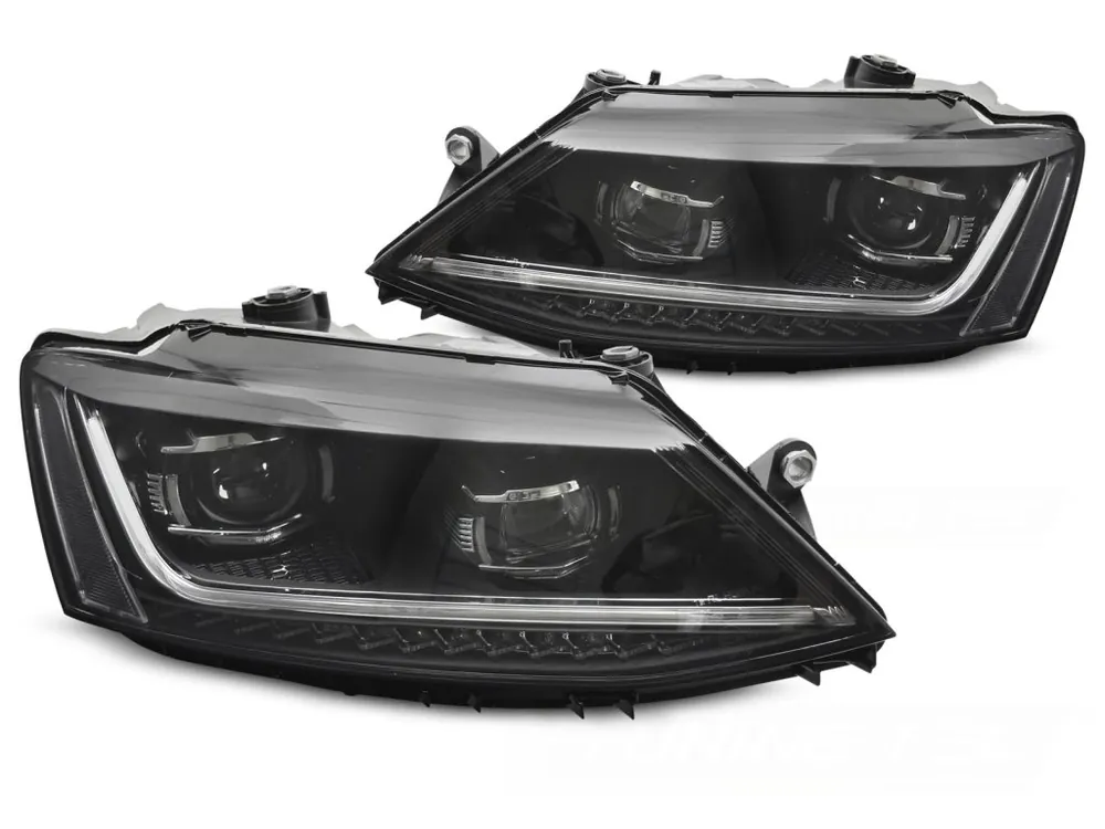 Vysoce Kvalitní Přední světla JETTA VI 11-18 LED SEQ DRL