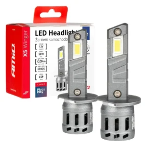 AMiO LED žárovky H1 6000K X5-series WINGER max 30W Speciální Cena