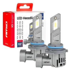 Cenový Hit AMiO LED žárovky HB4 6000K X5-series WINGER max 50W