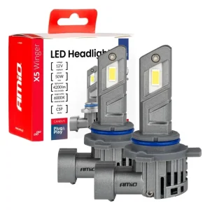 Autentický AMiO LED žárovky HIR2 6000K X5-series WINGER max 50W