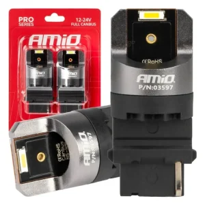 LED žárovky CANBUS PRO series 3156 P27W 2x1860SMD bílé 12/24V FULL Víkendová Akce