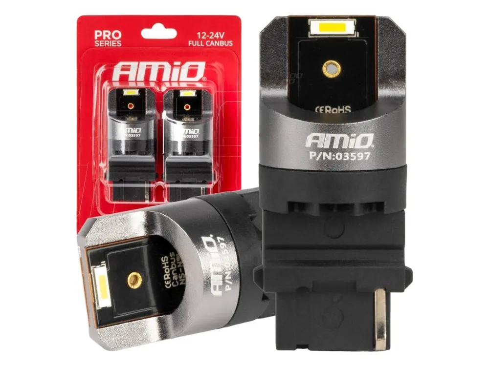 LED žárovky CANBUS PRO series 3156 P27W 2x1860SMD bílé 12/24V FULL Víkendová Akce