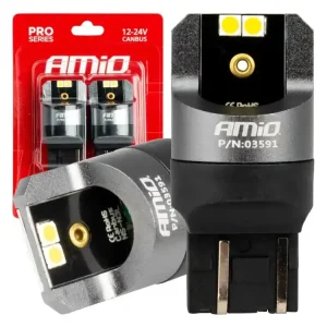 Hit Sezóny LED žárovky CANBUS PRO series 7443 W21/5W 4x3030 SMD bílé 12/24V