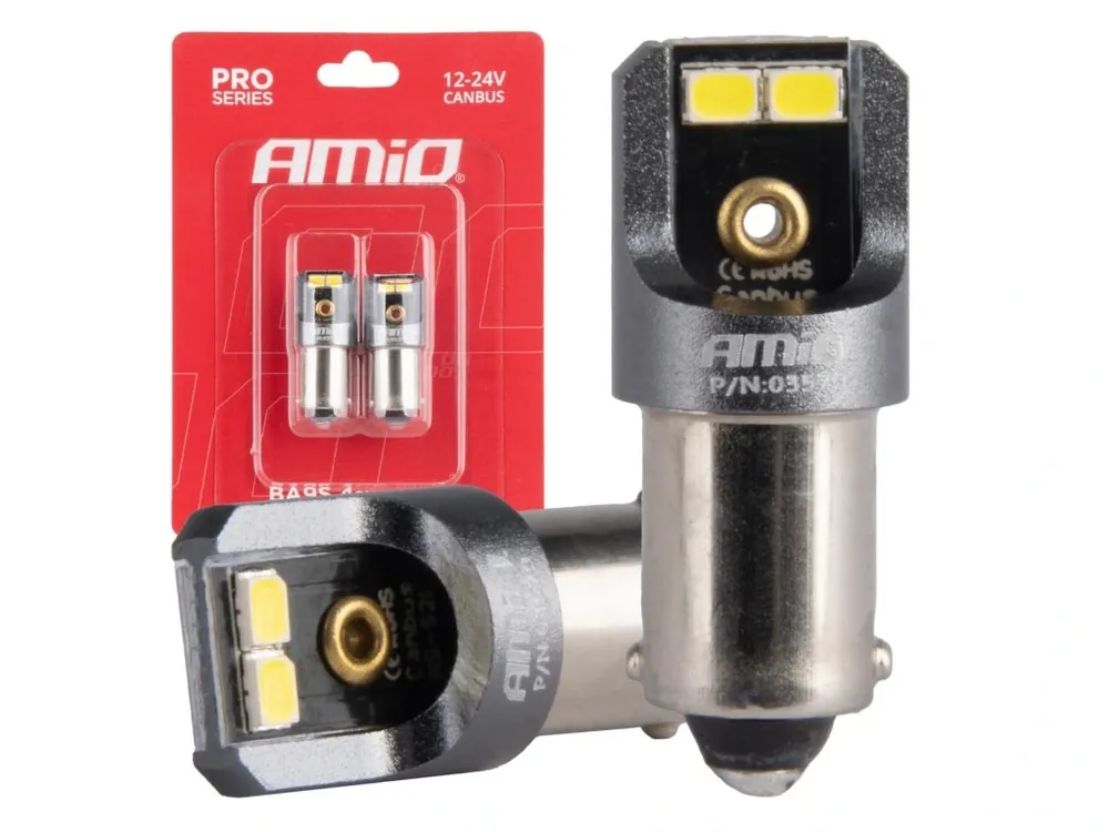 LED žárovky CANBUS PRO T4W BA9S 4x2016 SMD bílé 12V 24V Speciální Cena