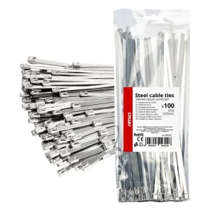 Odeslání Ihned Nerezové stahovací pásky 4,6x250mm 100 ks
