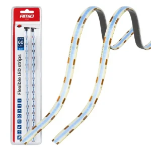Cenový Hit LED pásky COB do auta modrá 2x30 cm 12 V
