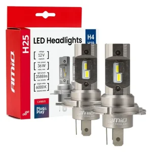 Speciální Cena AMiO LED žárovky H4/H19 Série H25 12V 36W