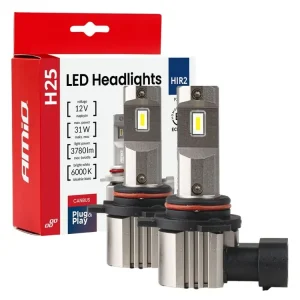 Akce AMiO LED žárovky HIR2 9012 Série H25 12V 31W