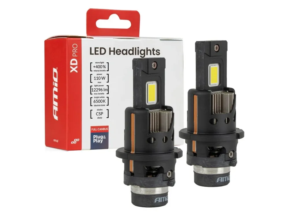AMiO LED žárovky D2S/D2R XD PRO FULL CANBUS Oblíbený
