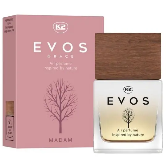 Cenová Bomba Parfém do auta K2 EVOS MADAM, flakon 50 ml