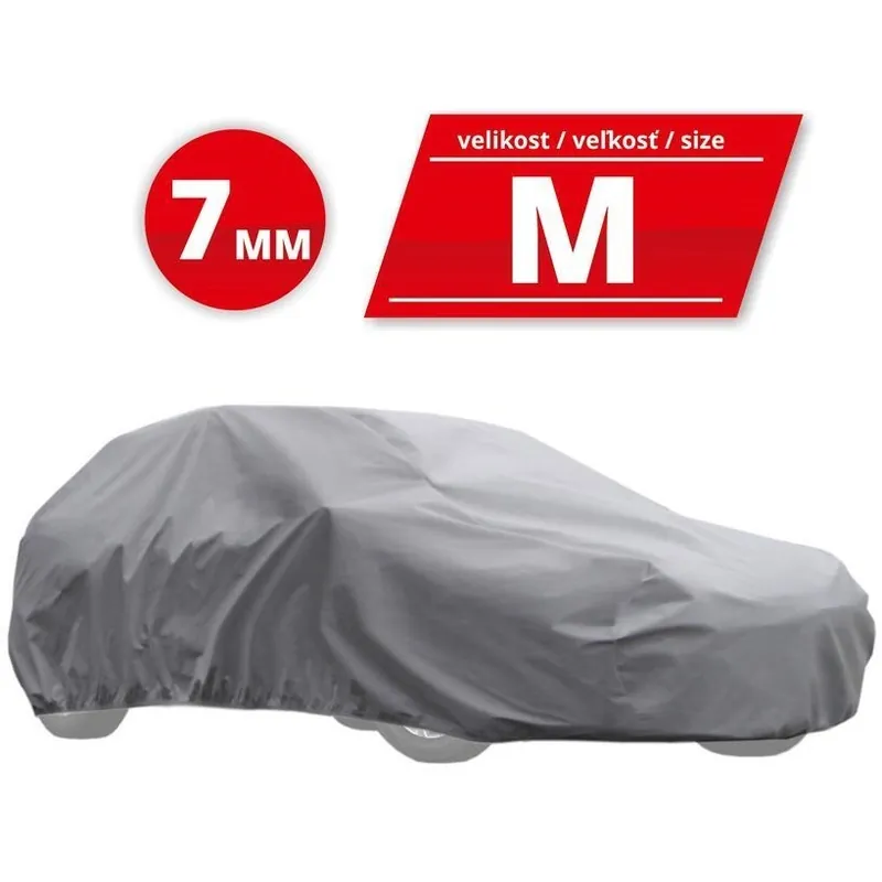 Akční Cena Plachta na auto proti kroupám COMPASS, velikost M (430 x 165 x 119 cm)