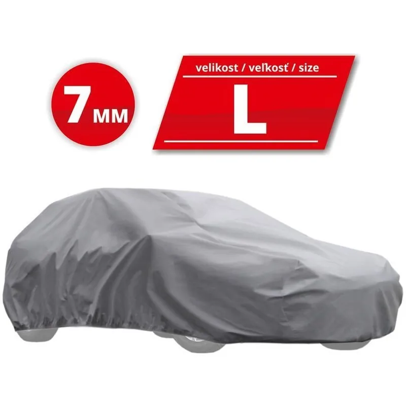 Plachta na auto proti kroupám COMPASS, velikost L (480 x 177 x 119 cm) Bezpečná Platba