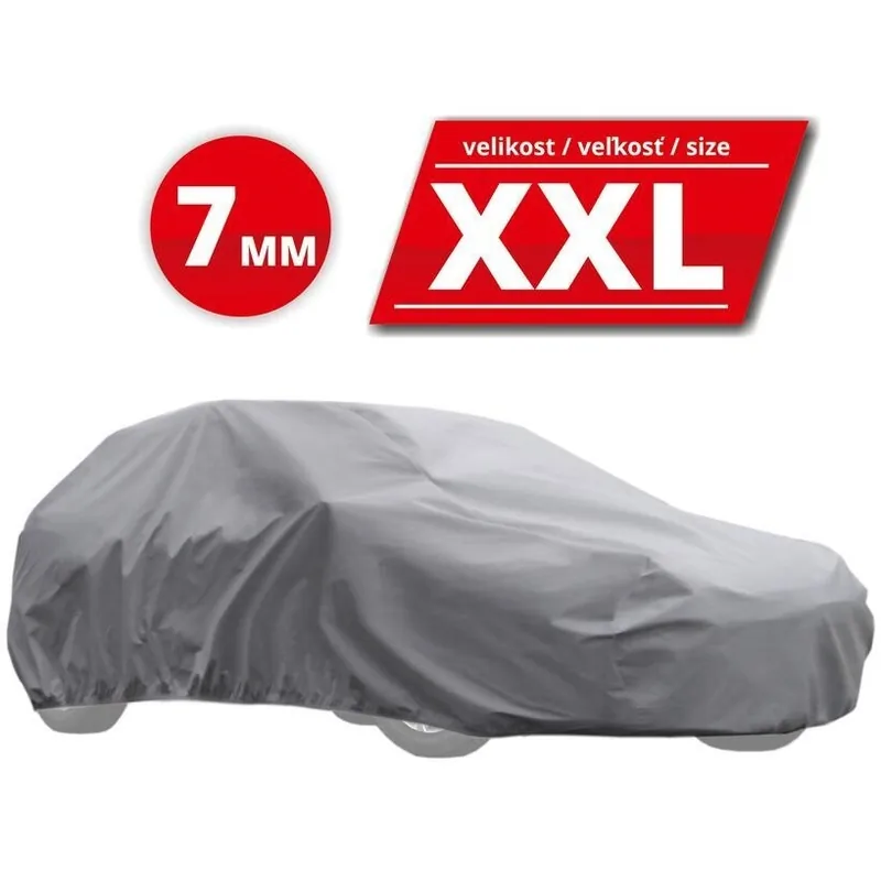 Vrácení Zdarma Plachta na auto proti kroupám COMPASS, velikost XXL (570 x 203 x 119 cm)