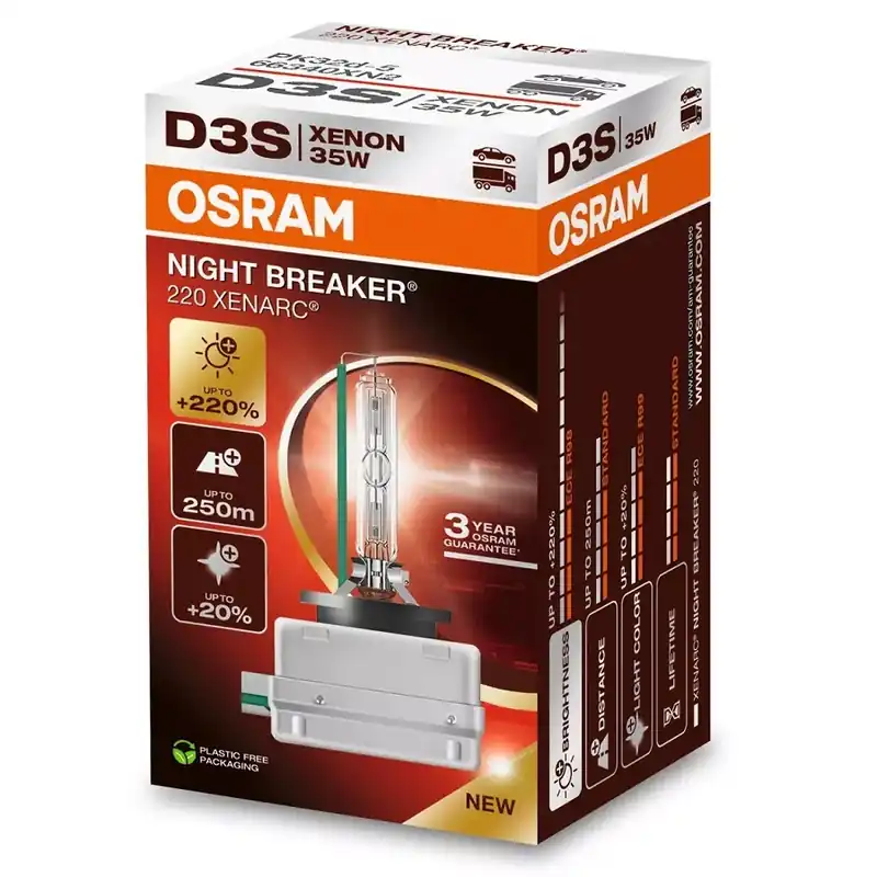 Xenonová výbojka D3S OSRAM NIGHT BREAKER 220 XENARC 66340XN2 Oblíbený