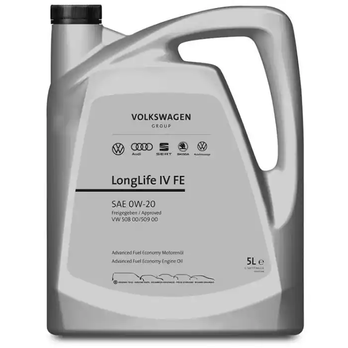 Motorový olej VAG SAE 0W-20 Longlife IV, originál Volkswagen, 5 litrů Ihned K Objednání