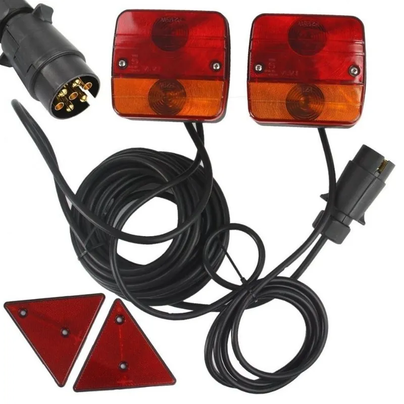 Přídavné zadní světla s magnetem pro přívěsy, 7PIN / 7 m MAR-POL M02035 Sezónní Sleva