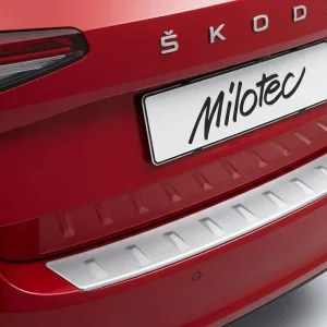 Odeslání Ihned Plastový kryt prahu zadních dveří Škoda Superb IV Combi (od roku 2023>) stříbrný MILOTEC