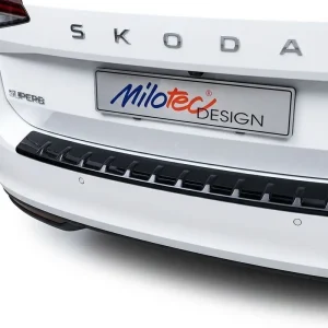 Plastový kryt prahu zadních dveří Škoda Superb IV Combi (od roku 2023>) černý MILOTEC Akce