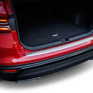 Plastový kryt prahu zadních dveří Škoda Kodiaq II (od roku 2024>) stříbrný lesklý MILOTEC Top Prodej