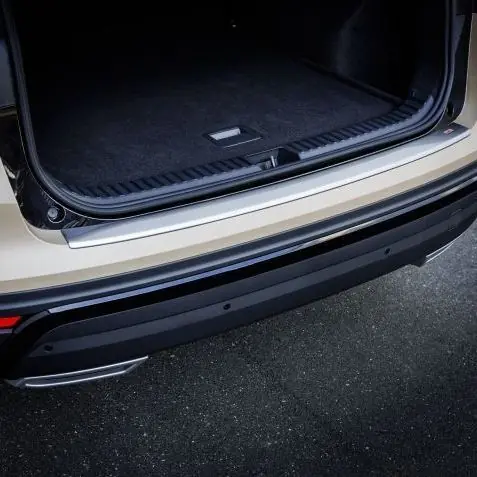 Plastový kryt prahu zadních dveří Škoda Kodiaq II (od roku 2024>) stříbrný matný MILOTEC Tovární Cena