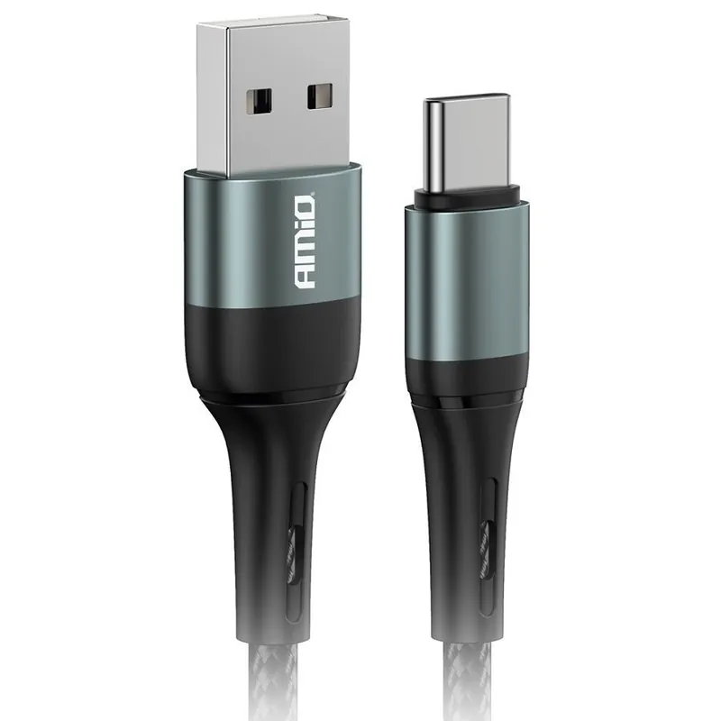 Datový kabel s konektorem USB-A USB-C, 1m, 3.0A AMIO Vysoce Kvalitní