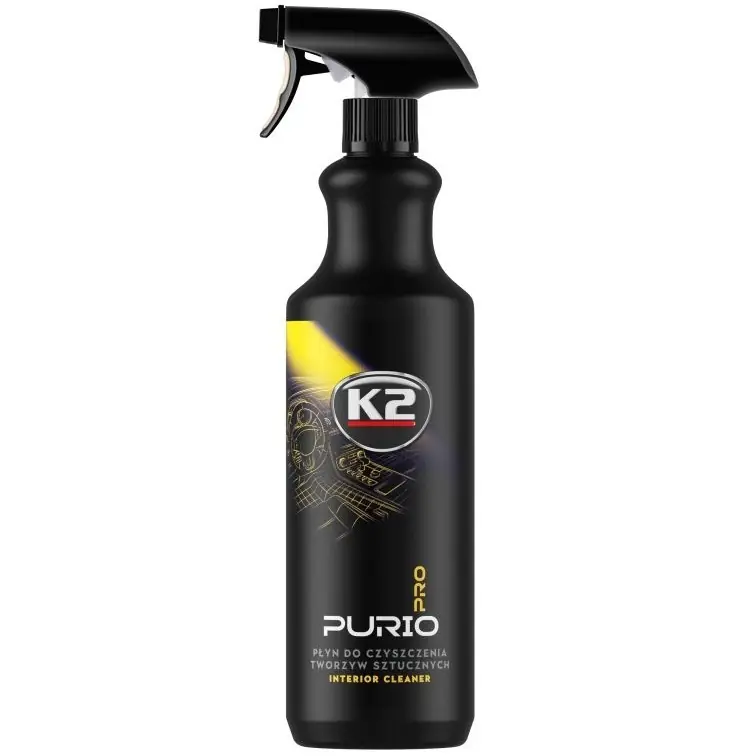 Značkový Čistič vnitřních plastů auta K2 PURIO PRO, 1000 ml
