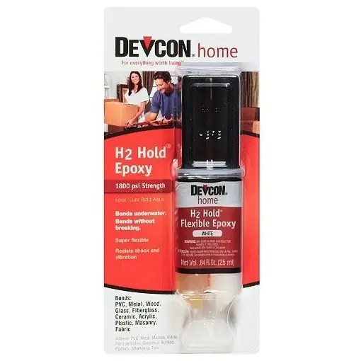 Sleva Dvousložkové epoxidové lepidlo na vlhké a pružné spoje DEVCON, 25 ml
