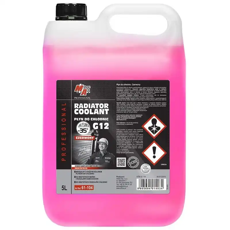 Bezpečná Platba Chladící kapalina MA Antifreeze G12 do -35°C, 5 litrů