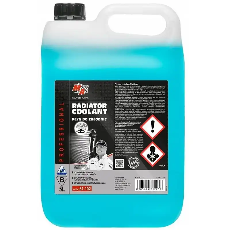 Sezónní Sleva Chladící kapalina MA Antifreeze G11 do -35°C, 5 litrů