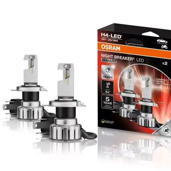 Sezónní Sleva LED žárovky H4 OSRAM Night Breaker LED SMART +330%