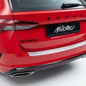 Kryt prahu zadních dveří Škoda Octavia IV Combi Facelift 2024> plastový stříbrný MILOTEC Odeslání Ihned